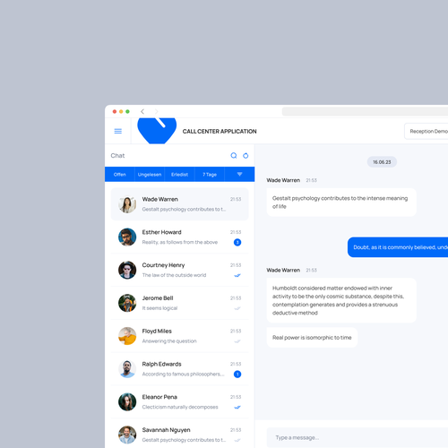 New design for a chat window like whats app professional Design by Alex Tkatsevich