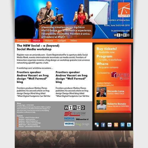 Powerful Technology Conference Website Design by bensign™