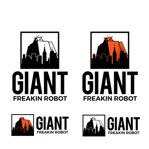 Minimalist, Classy Giant Robot Logo Wanted Réalisé par taradata