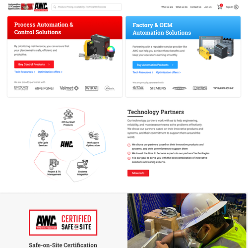 Designs | Help AWC's UGLY Homepage Attract Engineers | Web page design ...