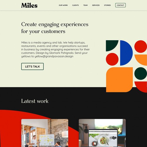 Design-Entwurf in der Kategorie Webseiten-Design von grandpavaaan