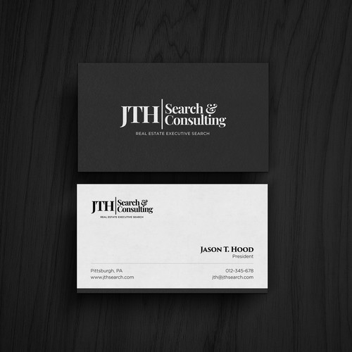 Business Card Design for Executive Search Firm Design by kaylee CK