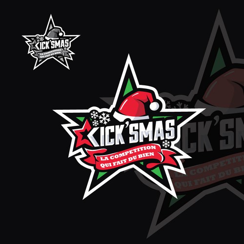 Xmas Cheerleading Competition Logo Design by JDRA™