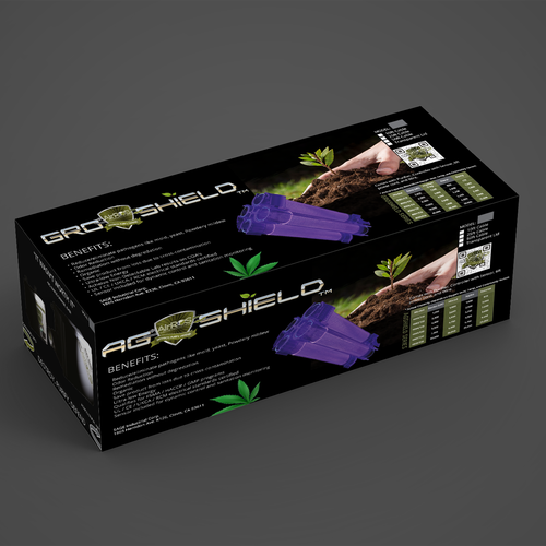 Diseño de Retail packaging for Advanced Air Purifier for Cannabis and Ag de Mitun99