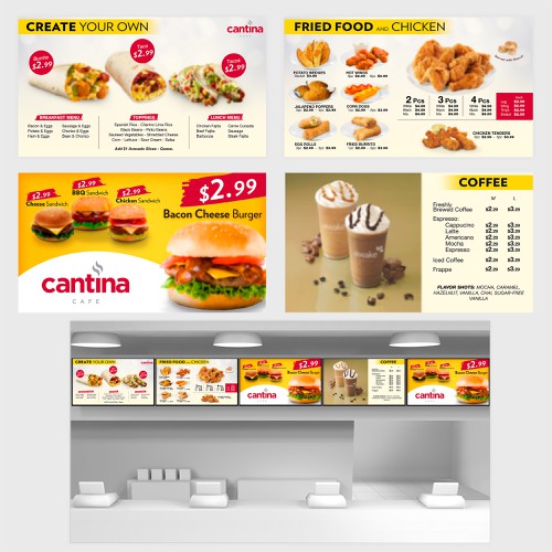 menu board design