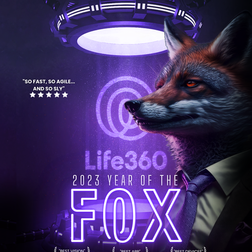 Design di Life360 2023 Year of the Fox Poster di Ashley Cannuli