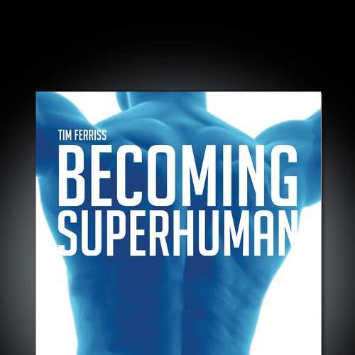 "Becoming Superhuman" Book Cover Diseño de notna