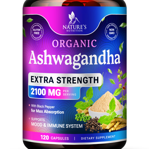 Ashwagandha Design Needed for Nature's Nutrition Design by Studio MH