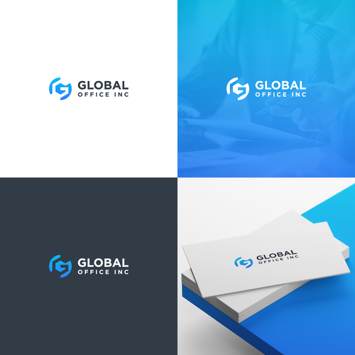 Design a powerful logo for an office equipment company that has global capabilities. Design by LORIS .