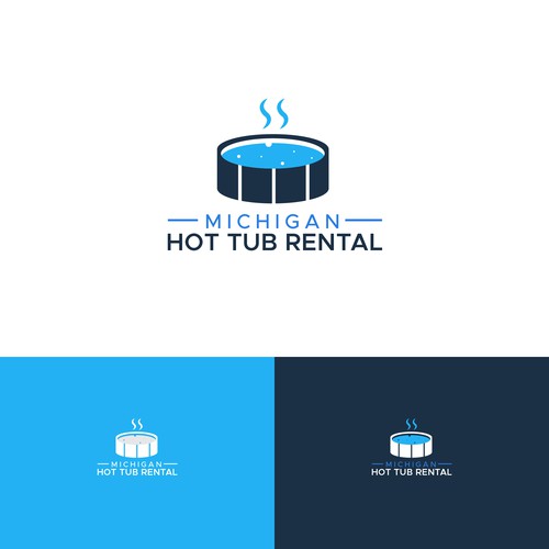 Michigan Hot Tub Rental Logo Design Contest Design by ekhodgm