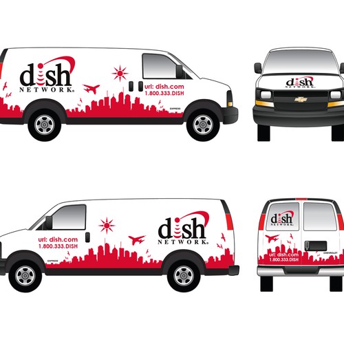コンペ「V&S 002 ~ REDESIGN THE DISH NETWORK INSTALLATION FLEET」のデザイン by chokas eyeさん 