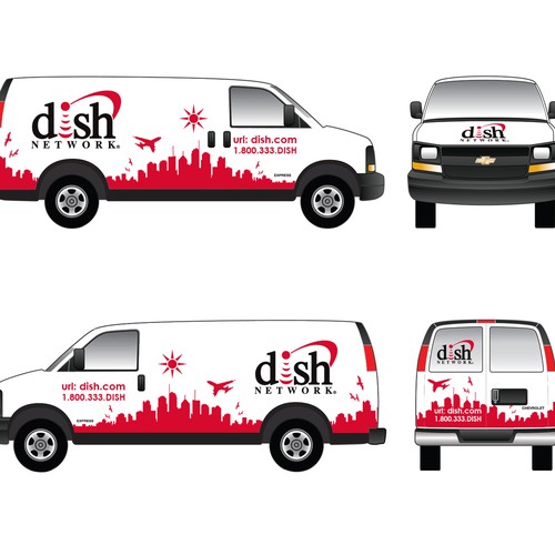 V&S 002 ~ REDESIGN THE DISH NETWORK INSTALLATION FLEET Design by chokas eye