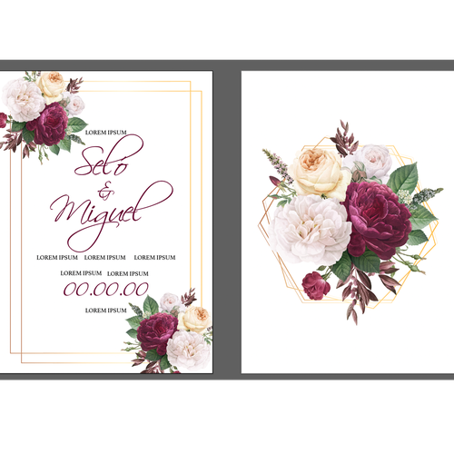 Proposta di design per un contest della categoria Biglietto o invito realizzata da Hanna Peach