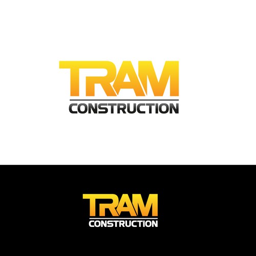 logo for TRAM Construction Diseño de Grey Crow Designs