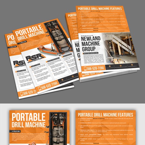 Design di flyer design for newly manufactured  machine di websmartusa