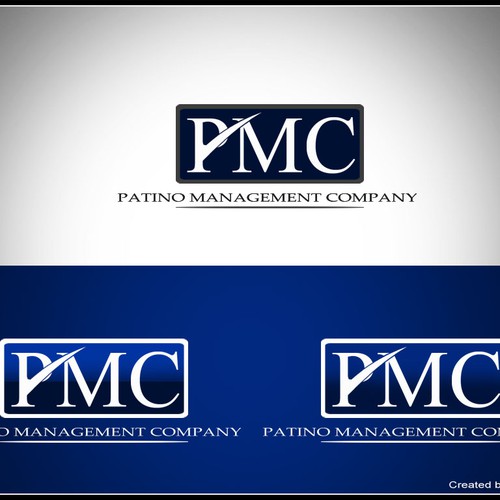 logo for PMC - Patino Management Company Diseño de Arya.ps Design