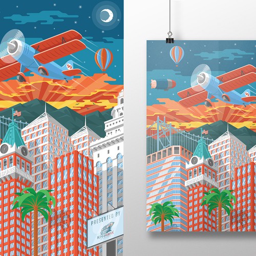 Community Contest: Create a great poster for 99designs' new Oakland office (MULTIPLE WINNERS!) Réalisé par Daniel / Kreatank