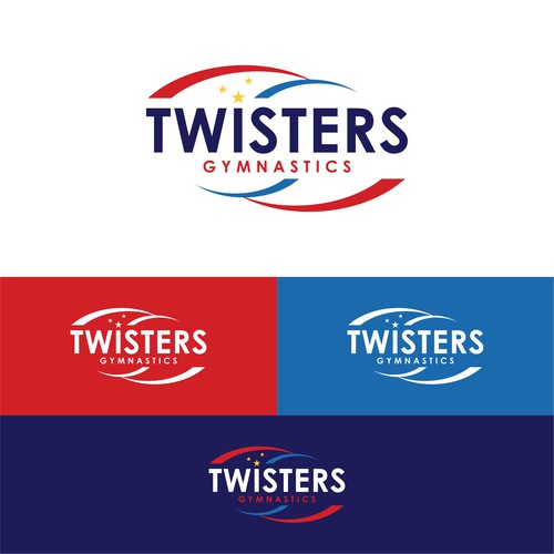 Twister Gymnastics Logo Rebrand - Modern, Exciting, Clean Logo Update for Kids Gymnastics Facility Design by ekhodgm