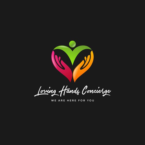 Loving Hands Concierge needs colorful illustrated logo to clients ...