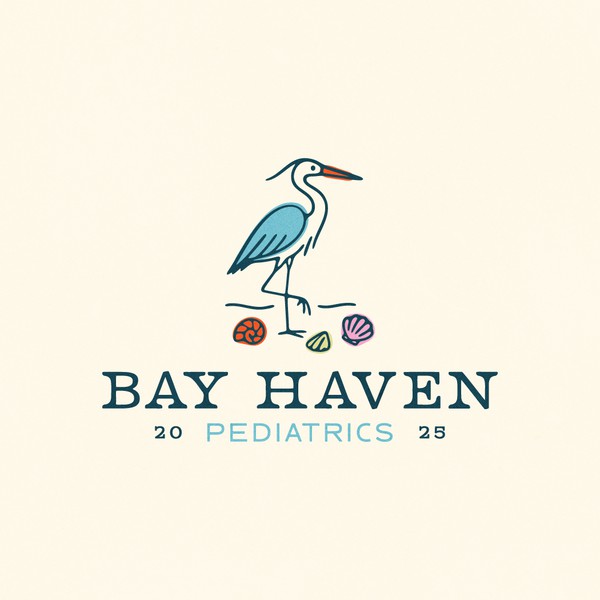 Design by EWMDesigns titled "Logo Concept for Bay Haven Pediatrics"