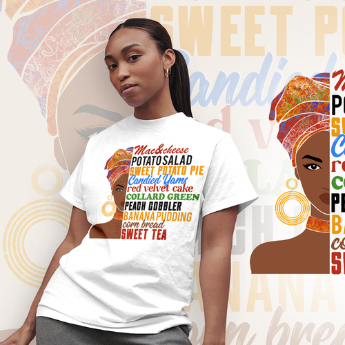 Soul Food/Foodie Themed T-Shirt Designs Design by MaryRay