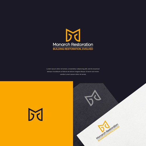 Design a modern clean logo package for a restoration company Design by Danny A