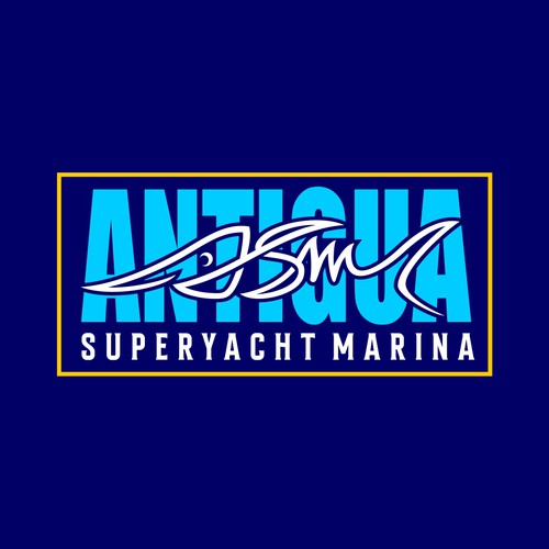 Logo for Antigua Superyacht Marina Design by herulogo