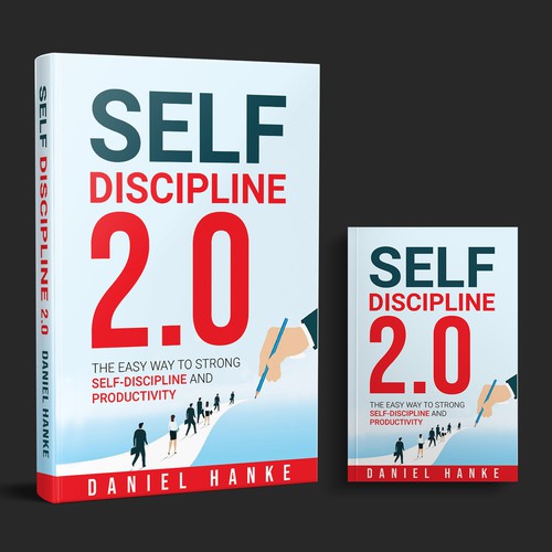 Book cover for a book about SELF-DISCIPLINE Design by DZINEstudio™