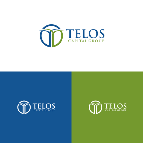 Professional, modern style logo with either "Telos" or "Telos Capital Group" written next to it roughly the same size Design by Groogie