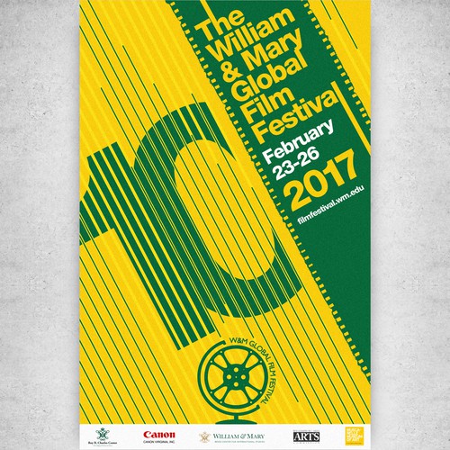 Film Festival Anniversary Poster - Open to All Styles Design by semnitz™