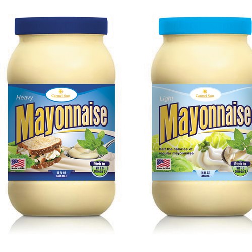 New design for Label for Mayonnaise for brand to compete with top