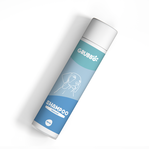 Design label for dog shampoo Design by Comsa