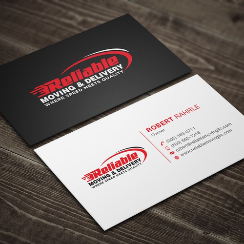 Business Card Design for Moving Company Design réalisé par IK_Designs