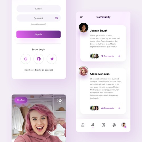 New Social Media Notification App Design Needed Design von Minimal D
