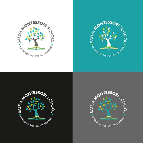 Successful Montessori School of 25 years needing new logo & branding. Design by m-art