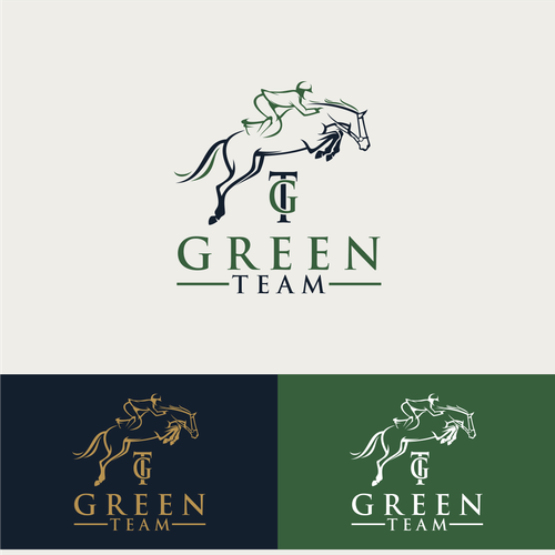 Looking for a powerful logo for an Horse jumping team for international competitions logo Design by sidiqnu