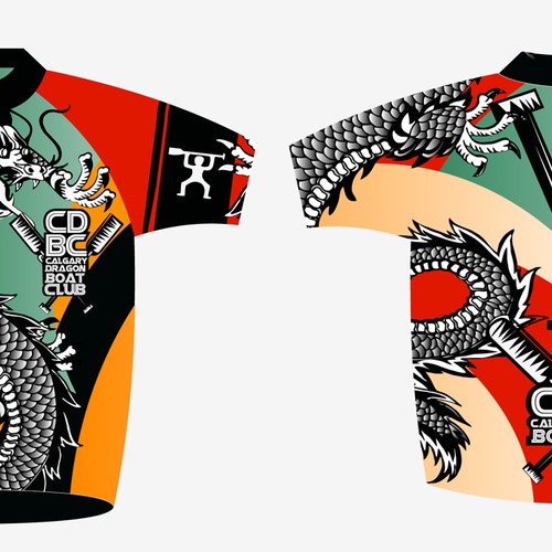 Dragon Boat Team Jersey Tshirt contest