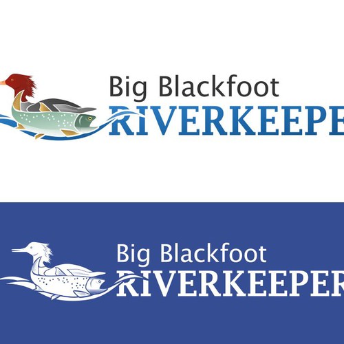 Logo for the Big Blackfoot Riverkeeper Design by Reddion