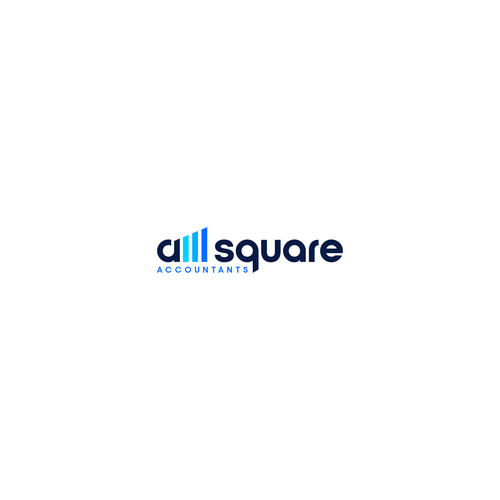 "All Square Accountants — Modern Logo Redesign" winning Banner ad