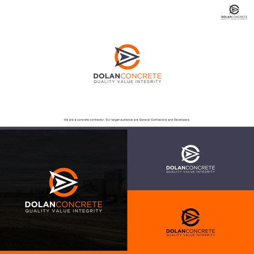 Dolan Concrete Logo Design by Brainify