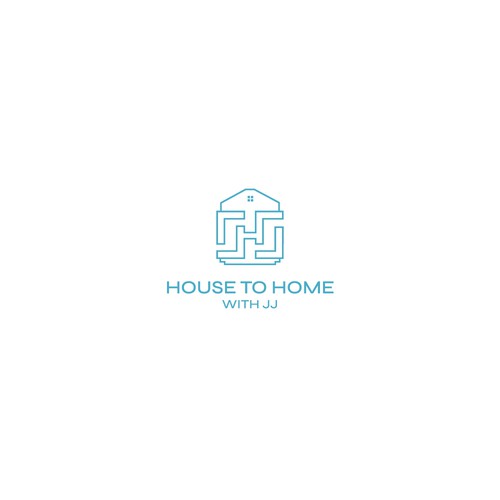 "House to Home with JJ" REAL ESTATE AGENT LOGO!! Réalisé par designerbd360