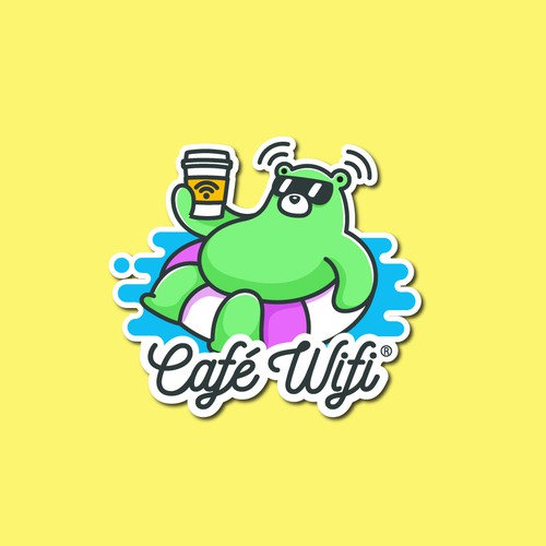 Pegatina propuesta en el concurso por Soniaydesigns