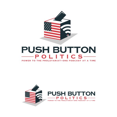 Push Button Politics Logo Design Design by GivenChy