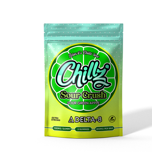 CHILLZ CBD Brand need his new packaging for his DELTA 8 Gummies Design by SONUPARMAR