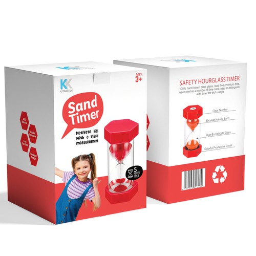 Product packaging for Sand-Timer Design by syakuro