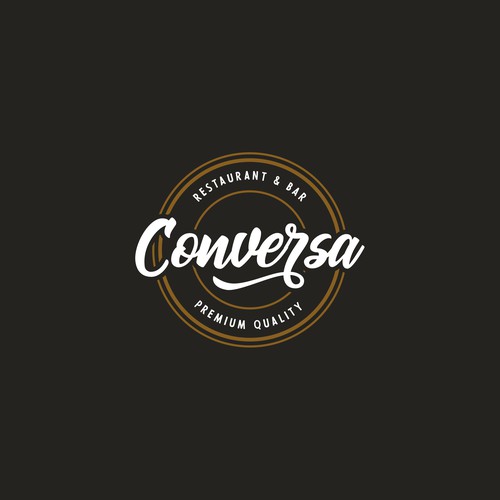 Logo for high-end bar Design by Purple V design