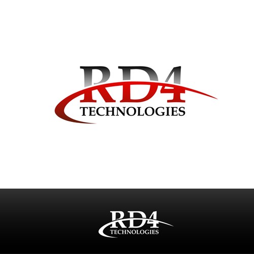 Create the next logo for RD4|Technologies Diseño de Onnix