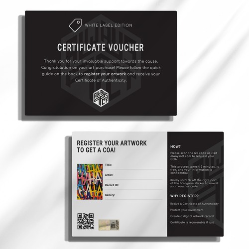 Certificate Voucher Design by Anndesigner11