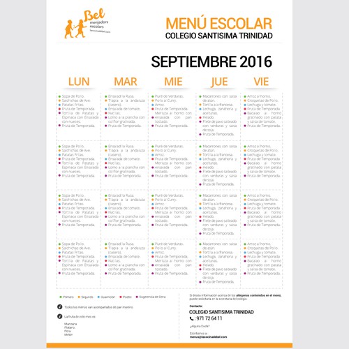 Menu contest entry by Alex Corcho