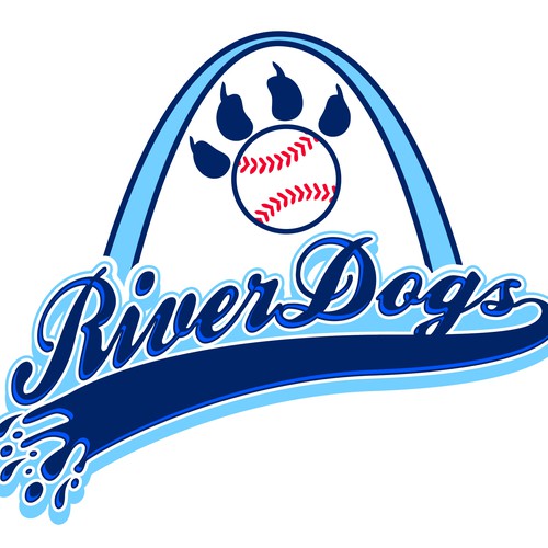 New "Riverdogs" logo for a kids baseball and soccer team / club Design by david e. hein